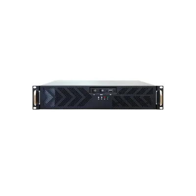 Számítógép ház rack 2U 19" 400W fekete Chieftec UNC210TB400 fotó