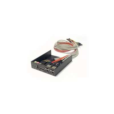 3,5" USB+1394+eSATA+audio kiv, fekete USBTRAYALLB fotó