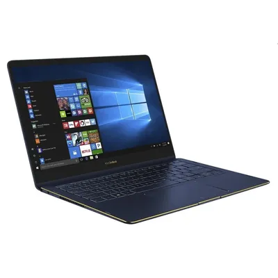 Asus laptop 13,3&#34; UHD Touch i7-8550U 16GB 512GB SSD Win10 Érintőkijelző  háttérvilágítású billentyűzet Kék ZenBook Flip S UX370UA-EA373T fotó