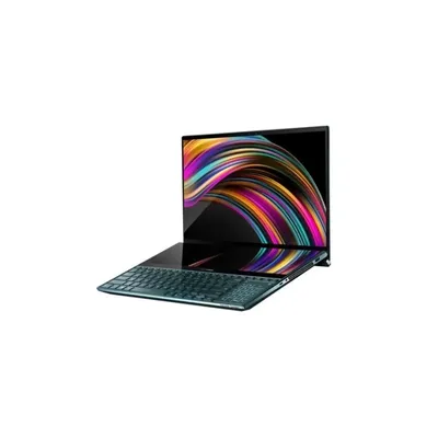 ASUS laptop 15,6&#34; UHD i9-9980HK 32GB 1TB SSD RTX-2060-6GB Win10 Pro kék ASUS ZenBook Pro Duo UX581GV-H2001R fotó