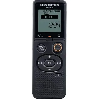 Diktafon digitális 4 GB memória OLYMPUS VN-541PC fekete V405281BE000 fotó