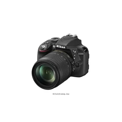 Nikon D3300 + 18-105VR fekete digitális tükörreflexes fényképezőgép kit VBA390K005 fotó