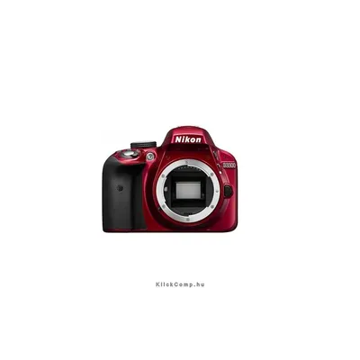 Nikon D3300 + AF-P 18–55VR vörös digitális tükörreflexes fényképezőgép kit VBA391K002 fotó
