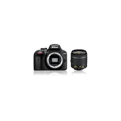 Nikon D3400 + AF-P 18–55VR fekete digitális tükörreflexes fényképezőgép kit VBA490K001 fotó