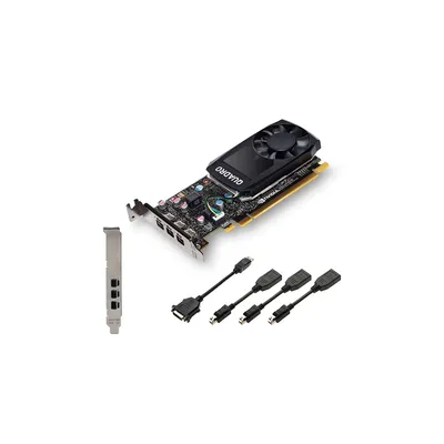 VGA P400 NVIDIA Quadro P400 GDDR5 64bit 2GB 256 CUDA PCI-Express 3.0 x16 3x Mini DP VCQP400V2-PB fotó