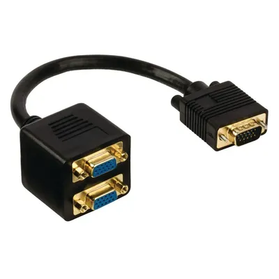 Kábel VGA elosztó 1x VGA M, 2x VGA F 20cm - Már nem forgalmazott termék VGCP59120B02 fotó