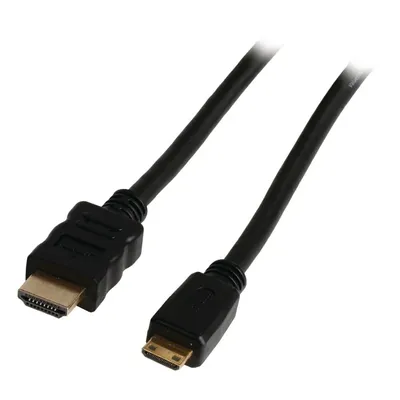 HDMI kábel 1.4 HDMI csatlakozó HDMI mini csatlakozó, 1,00 m, fekete VGVP34500B10 fotó