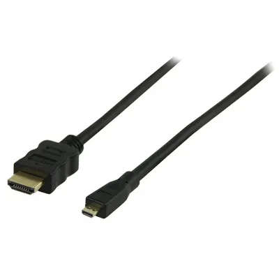 HDMI kábel 1.4 HDMI csatlakozó HDMI micro csatlakozó, 1,50 m, fekete - Már nem forgalmazott termék VGVP34700B15 fotó