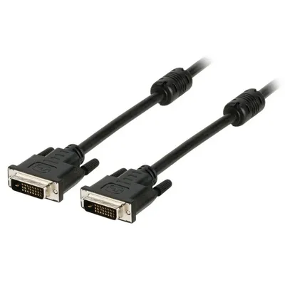 DVI kábel: DVI-D 24+1 tűs apa – DVI-D 24+1 tűs apa 3m fekete VLCP32000B30 fotó
