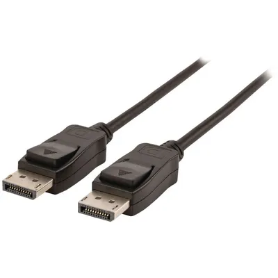 Kábel DisplayPort: DisplayPort apa – DisplayPort apa, 2,00 m, fekete VLCP37000B20 fotó