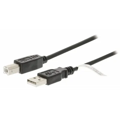 USB 2.0 Kábel A Dugasz - B Dugasz Kerek VLCP60101B20 fotó