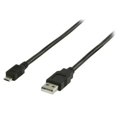 USB kábel USB A - microB 0,5m USB2.0 - VLCP60500B05 fotó