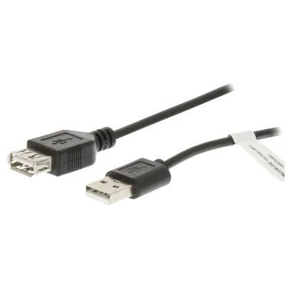 USB hosszabbító-kábel 1m USB2.0 A-A apa anya - Már VLCT60010B10 fotó