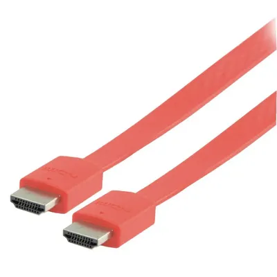 HDMI laposkábel 1.4 HDMI csatlakozó HDMI csatlakozó 2m piros VLMB34010R20 fotó