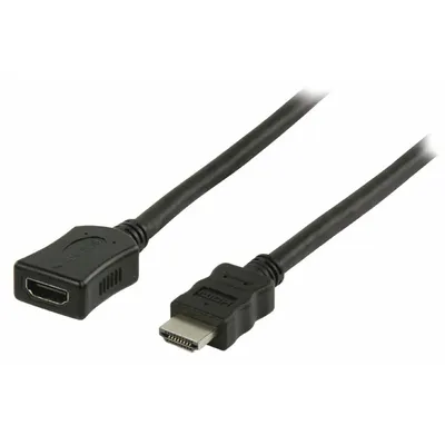 HDMI kábel hosszabbító 1.4 HDMI csatlakozó - HDMI bemenet 1m fekete VLVB34090B10 fotó