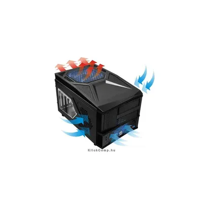 Számítógépház Fekete ablakos Lanbox ház THERMALTAKE Armor A30i VM700A1W2N fotó