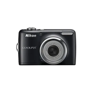 NIKON Coolpix L23 fekete 10MP digitális fényképezőgép 2 Nikon szervizben VMA751E1 fotó