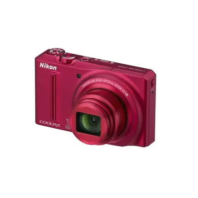 Nikon Coolpix S9100 piros 12MP digitális fényképezőgép VMA772E1 fotó