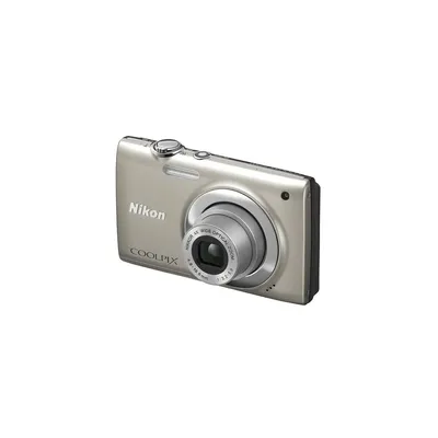 NIKON Coolpix S2500 ezüst 12MP digitális fényképezőgép 2 Nikon szervizben VMA780E1 fotó