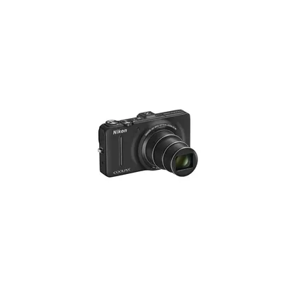 NIKON Coolpix S9300 Fekete 16MP digitális fényképezőgép 24 hónap Nikon szervizben VMA921E1 fotó