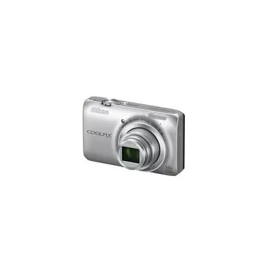 NIKON Coolpix S6300 Ezüst 16MP digitális fényképezőgép 2 Nikon szervizben VMA930E1 fotó