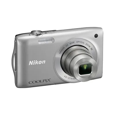 NIKON Coolpix S3300 Ezüst 16MP digitális fényképezőgép 2 Nikon szervizben VMA950E1 fotó