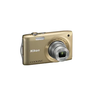 NIKON Coolpix S3300 Arany 16MP digitális fényképezőgép VMA953E1 fotó