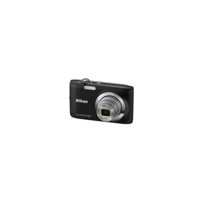 NIKON Coolpix S2600 fekete 14MP digitális fényképezőgép 24 hónap Nikon szervizben VMA961E1 fotó