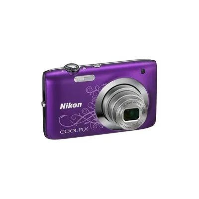 NIKON Coolpix S2600 lineart lila 14MP digitális fényképezőgép 24 hónap Nikon szervizben VMA966E1 fotó