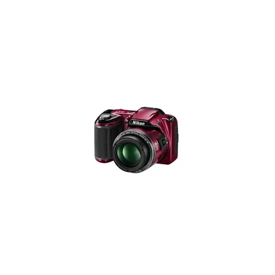 NIKON Coolpix L810 vörös 16MP digitális fényképezőgép 24 hónap Nikon szervizben VMA971E1 fotó
