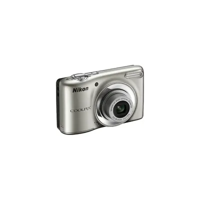NIKON Coolpix L25 Ezüst 10MP digitális fényképezőgép 24 hónap Nikon szervizben VMA990E1 fotó