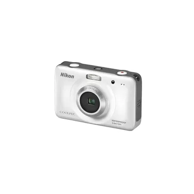 Nikon Coolpix S30 Fehér 10MP digitális fényképezőgép VNA111E1 fotó