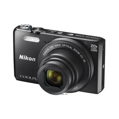 Nikon Coolpix S7000 Fekete digitális fényképezőgép VNA800E1 fotó
