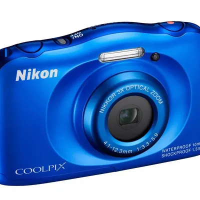 Fényképezőgép Nikon Coolpix S33 Kék digitális VNA851E1 fotó
