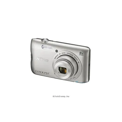 Nikon Coolpix A300 Ezüst digitális fényképezőgép VNA960E1 fotó