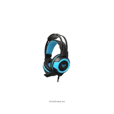 Gamer Headset mikrofonos fekete/kék ACME Aula Shax Fejhallgató W027213 fotó