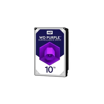 10TB 3,5" HDD WD SATA3 7200rpm 256MB Purple WD101PURZ fotó