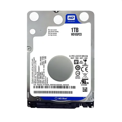 1TB 2,5&#34; HDD SATA3 Western Digital Blue notebook winchester WD10SPZX fotó