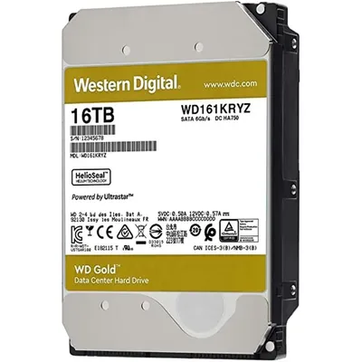 1TB 3,5&#34; HDD SATA3 16000GB belső 7200RPM 512MB Western WD161KRYZ fotó