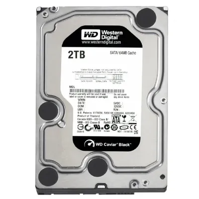 2TB 3,5&#34; HDD SATA3 Western Digital Black Refurbished WD2003FZEXREF fotó