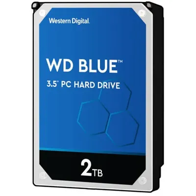 2TB 3,5&#34; HDD SATA3 256MB 7200rpm Western Digital Blue WD20EZBX fotó