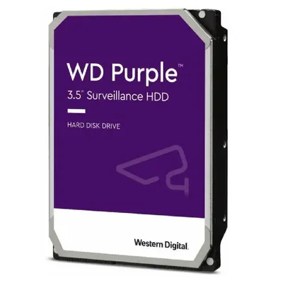 2TB HDD 3,5&#34; SATA3 Western Digital Purple Surveillance Lila WD23PURZ fotó