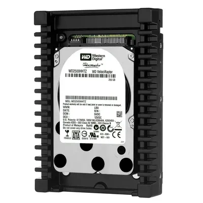 250GB 3,5" SATA-600 HDD Desktop Western Digital Velociraptor WD2500HHTZ fotó