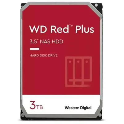 3TB 3,5&#34; HDD SATA3 Western Digital Red Plus WD30EFZX fotó