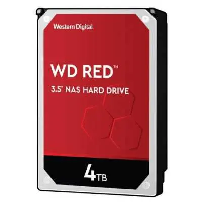 4TB 3.5&#34; HDD SATA3 WESTERN DIGITAL RED 5400RPM 256MB WD40EFAX fotó