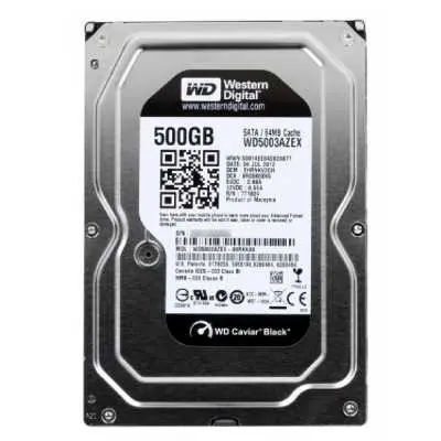 500GB 3,5&#34; HDD SATA-600 Desktop Western Digital Black WD5003AZEX fotó