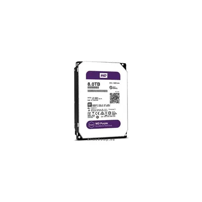 8TB 3.5'' HDD AV 5400 RPM SATA 6 Gb s WD Purple WD80PUZX fotó