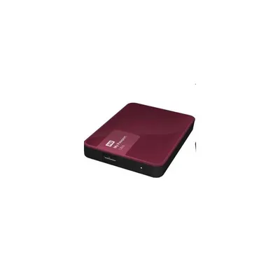 3TB külső HDD 2,5" USB3.0 piros Western Digital My Passport WDBBKD0030BBY winchester WDBBKD0030BBY-EESN fotó