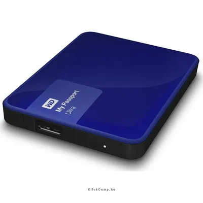 1TB Külső HDD 2,5" USB3.0 Kék Western Digital MyPassport Ultra WDBGPU0010BBL-EESN fotó