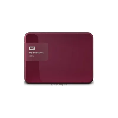 1TB Külső HDD 2,5" USB3.0 Piros Western Digital MyPassport Ultra WDBGPU0010BBY-EESN fotó